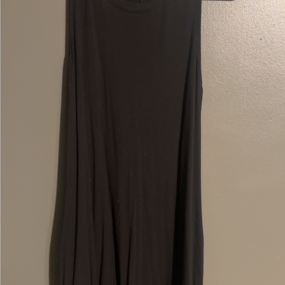 Time and Tru Black Midi Dress